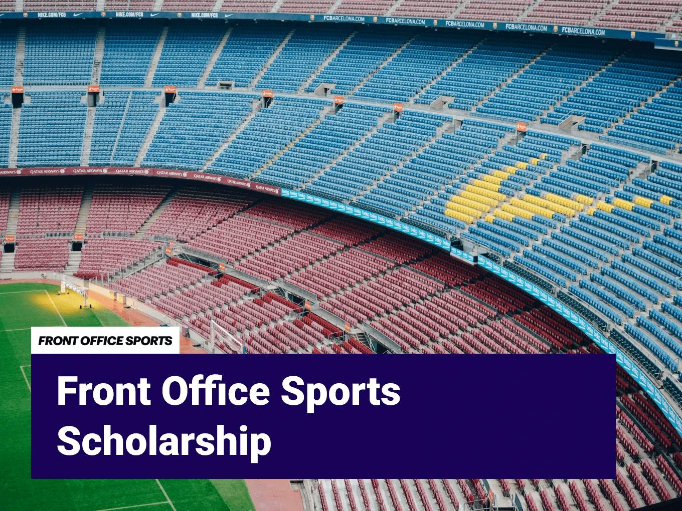 Front Office Sports Scholarship
