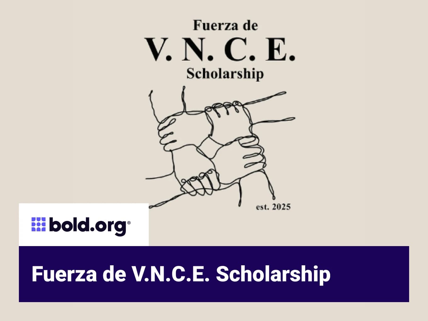 Fuerza de V.N.C.E. Scholarship