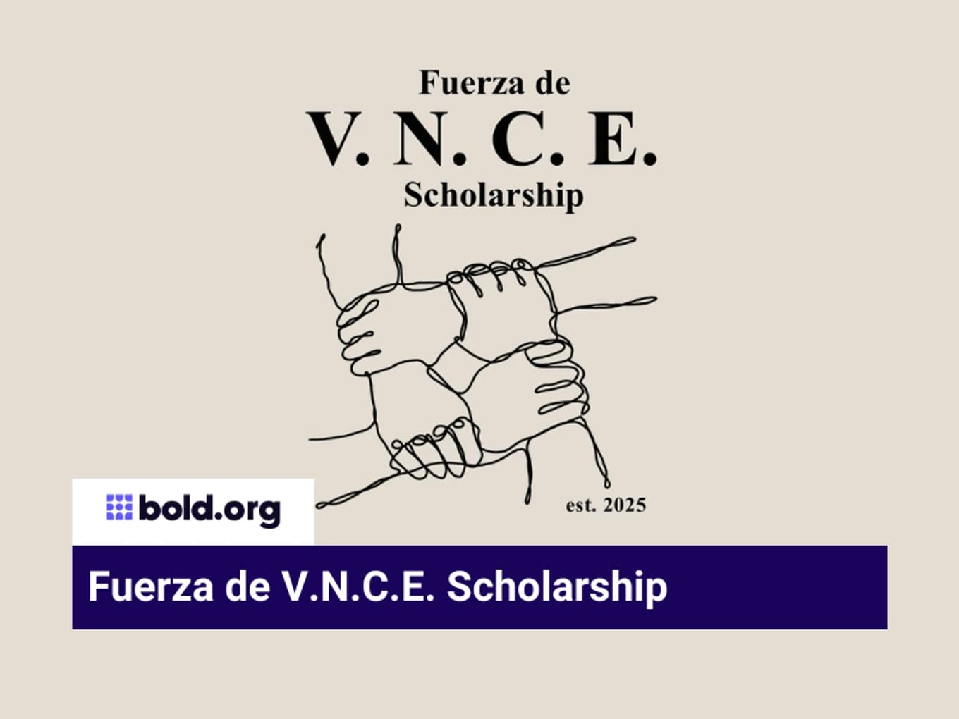 Fuerza de V.N.C.E. Scholarship