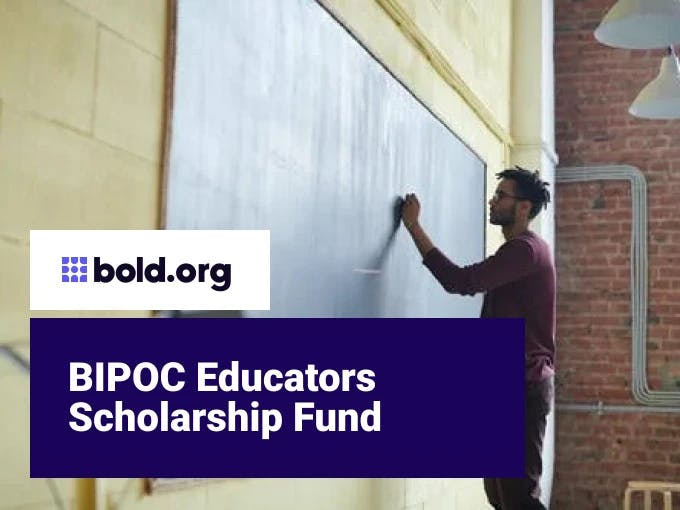 BIPOC Educators Scholarship Fund