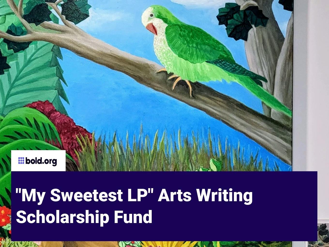 "My Sweetest LP" Arts Writing Scholarship Fund