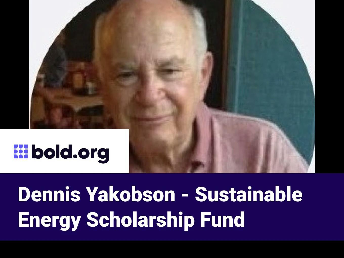 Dennis Yakobson - Sustainable Energy Scholarship Fund