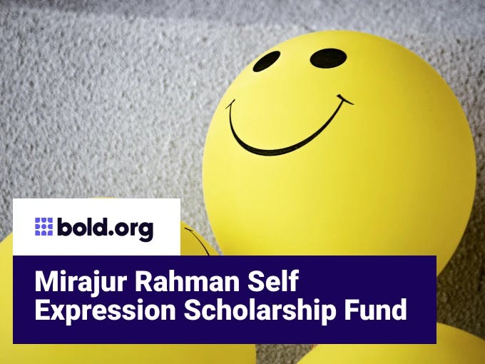 Mirajur Rahman Self Expression Scholarship Fund