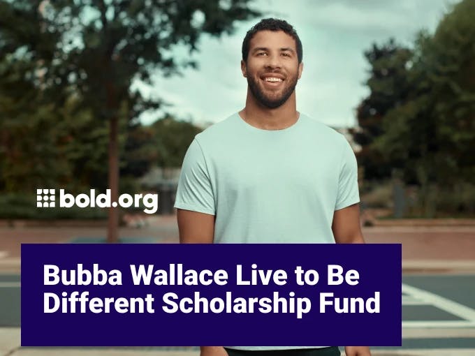 Bubba Wallace Live to Be Different Scholarship Fund