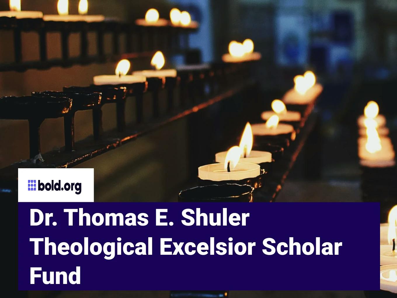 Dr. Thomas E. Shuler Theological Excelsior Scholar Fund