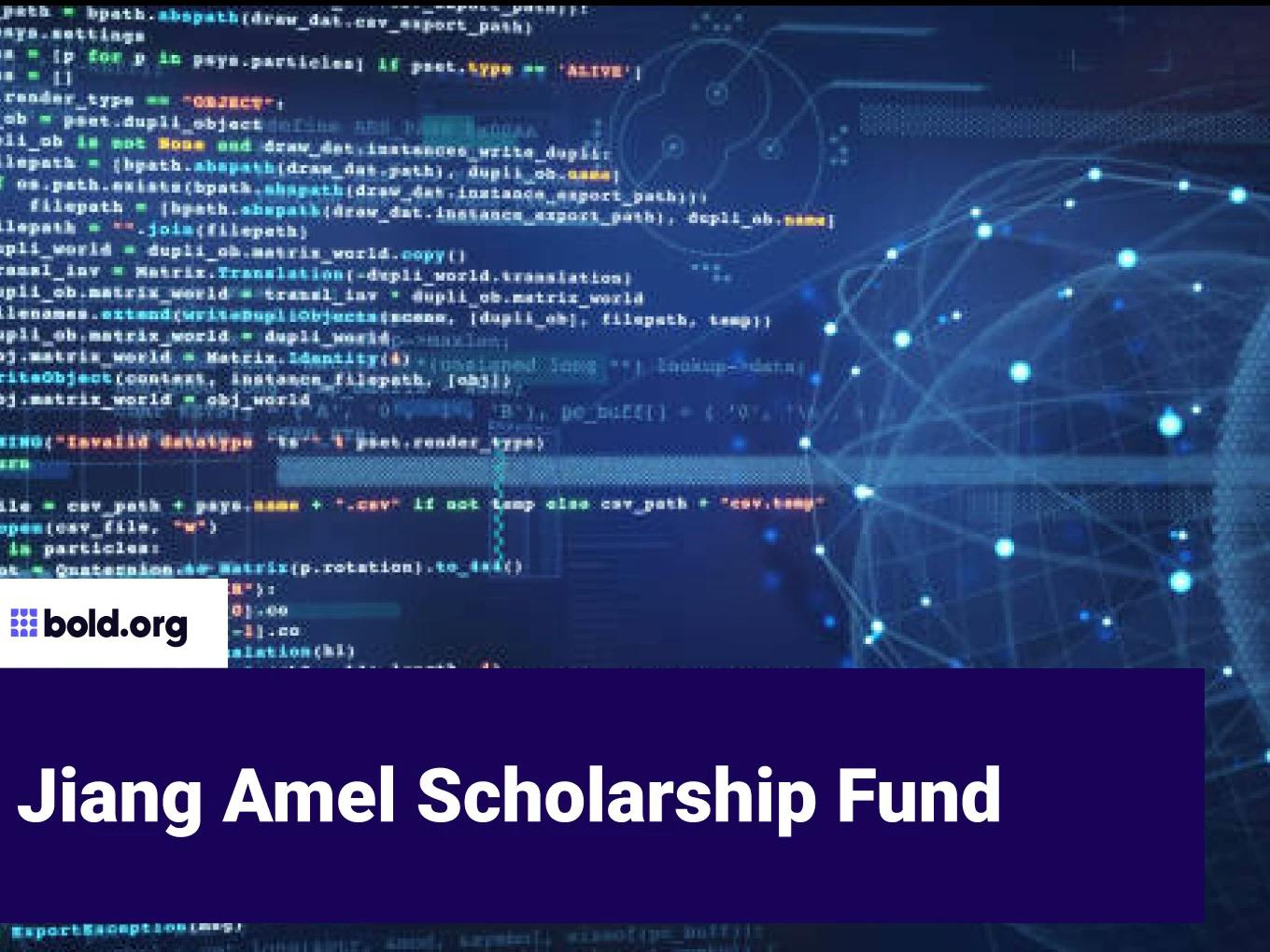 Jiang Amel Scholarship Fund