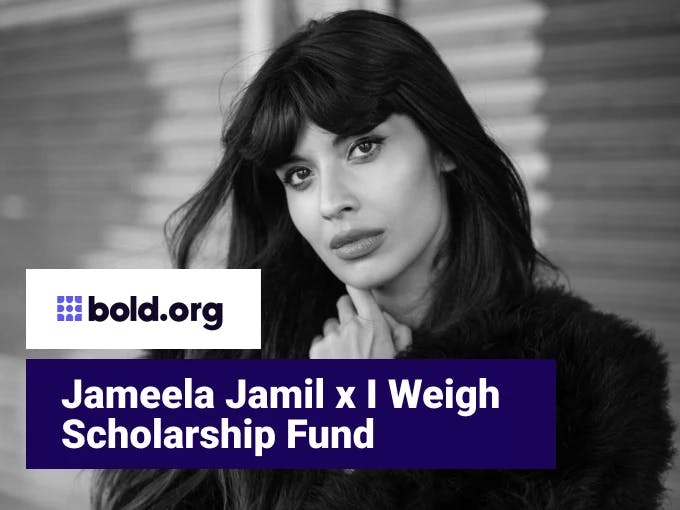 Jameela Jamil x I Weigh Scholarship Fund