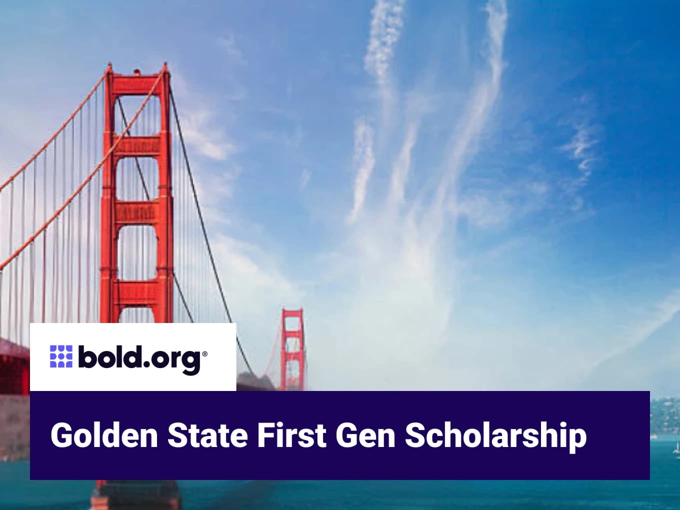 Golden State First Gen Scholarship