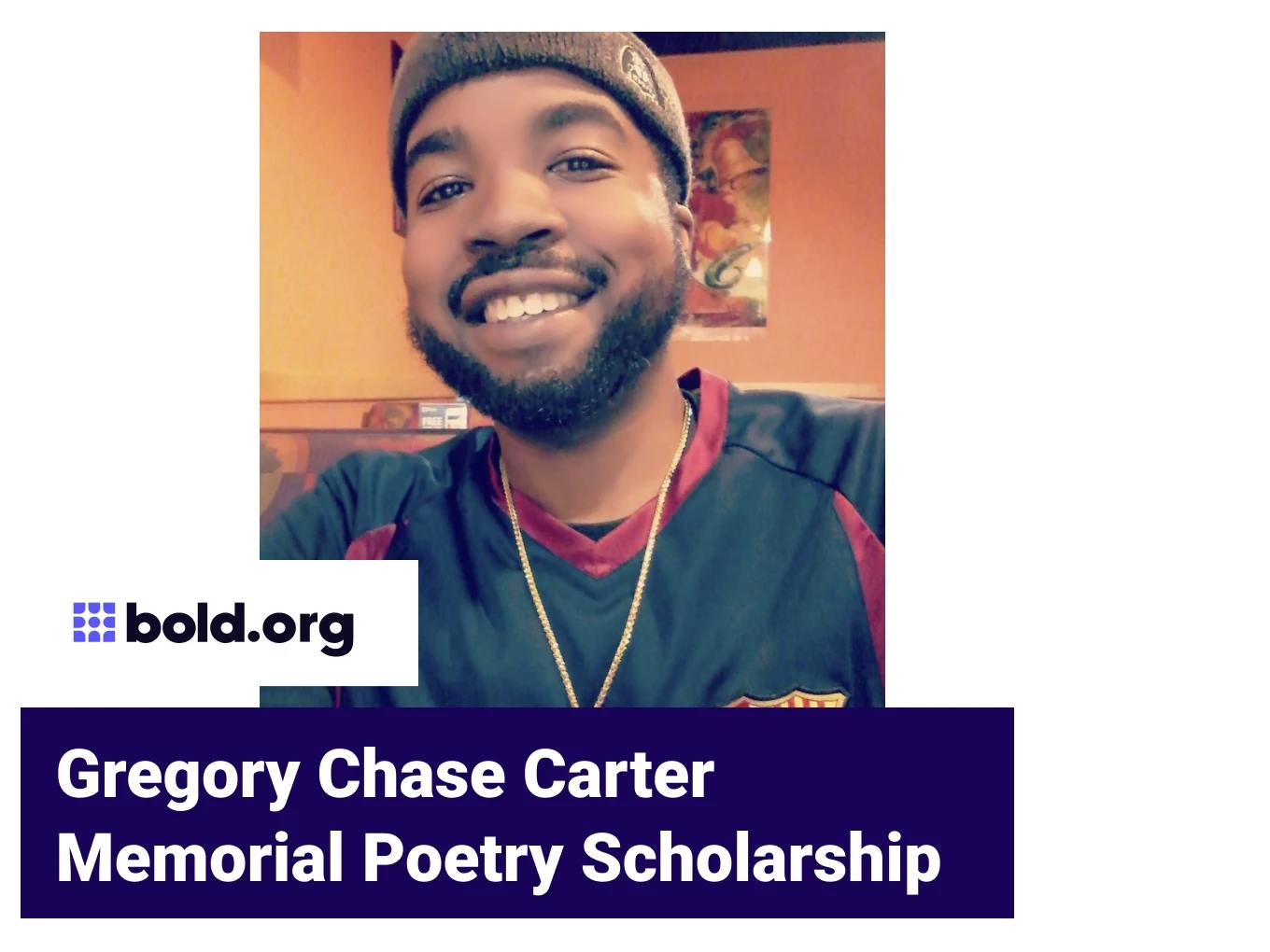 Gregory Chase Carter Memorial Poetry Scholarship