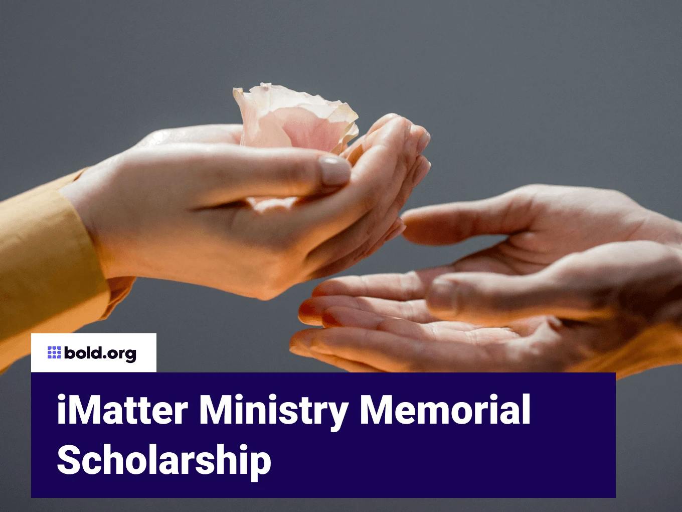 iMatter Ministry Memorial Scholarship