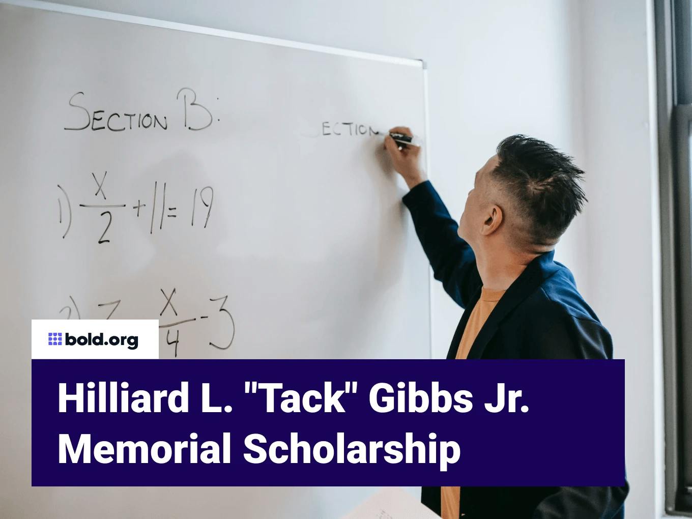 Hilliard L. "Tack" Gibbs Jr. Memorial Scholarship