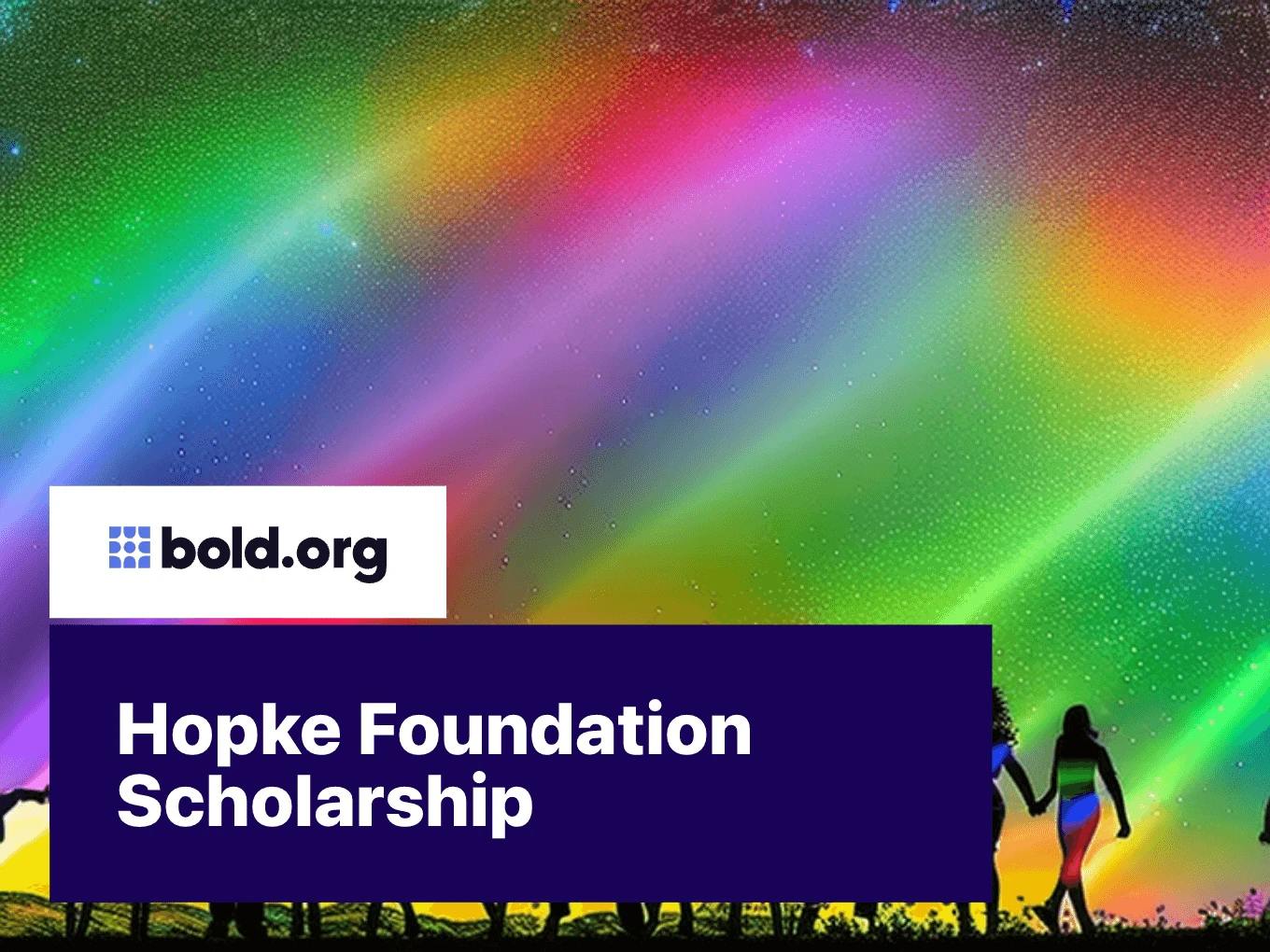 Hopke Foundation Scholarship