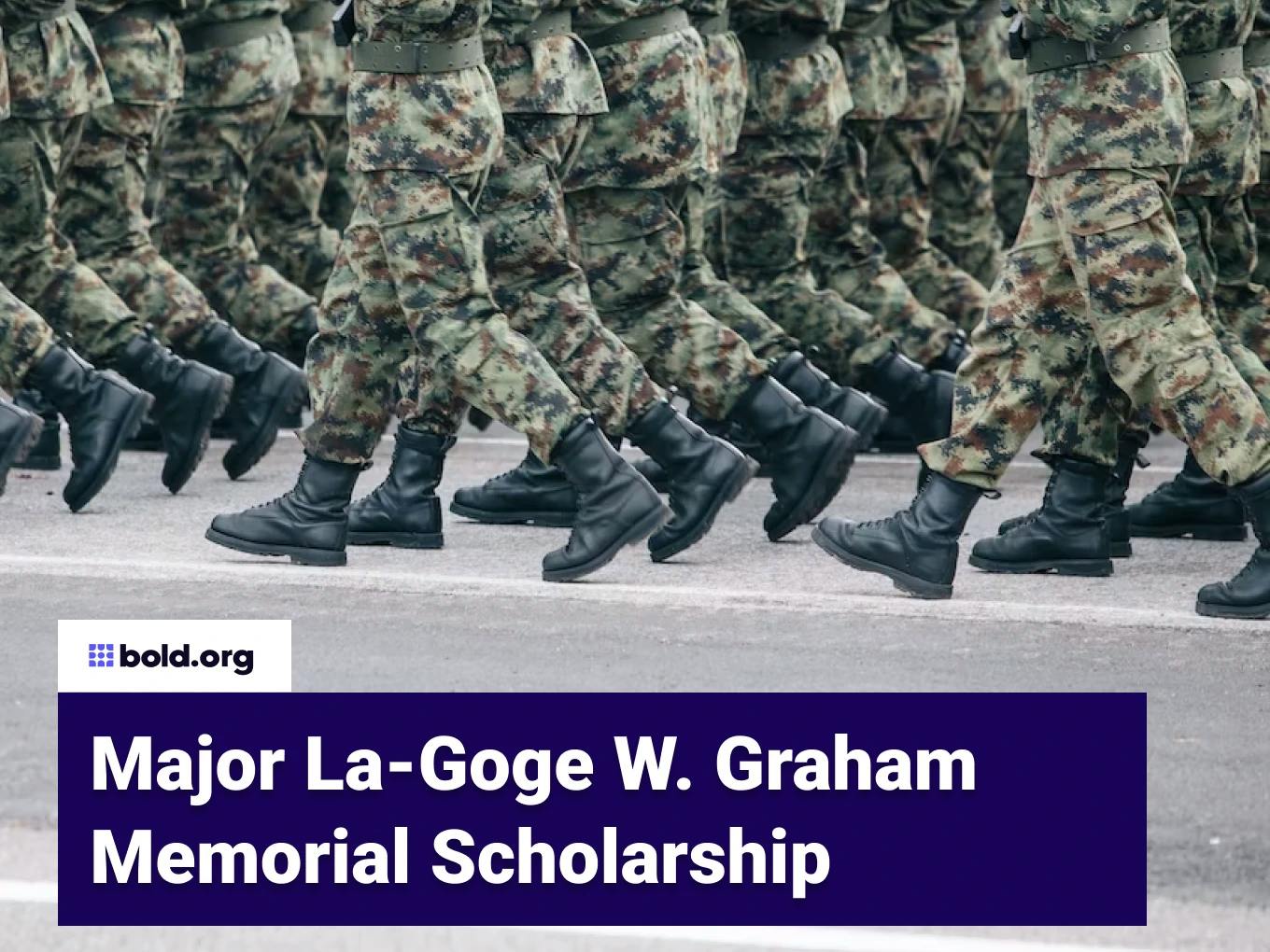 Major La-Goge W. Graham Memorial Scholarship