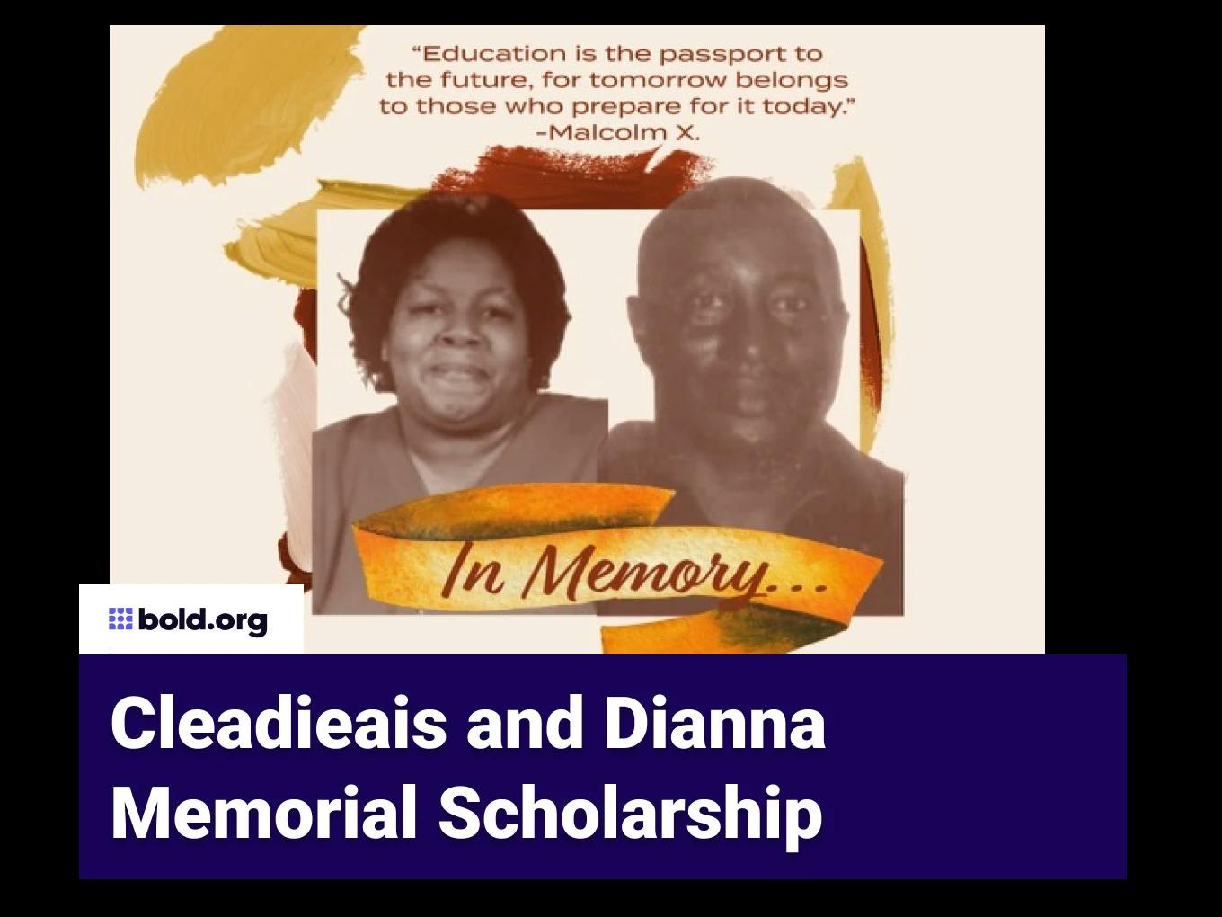 Cleadieais and Dianna Memorial Scholarship