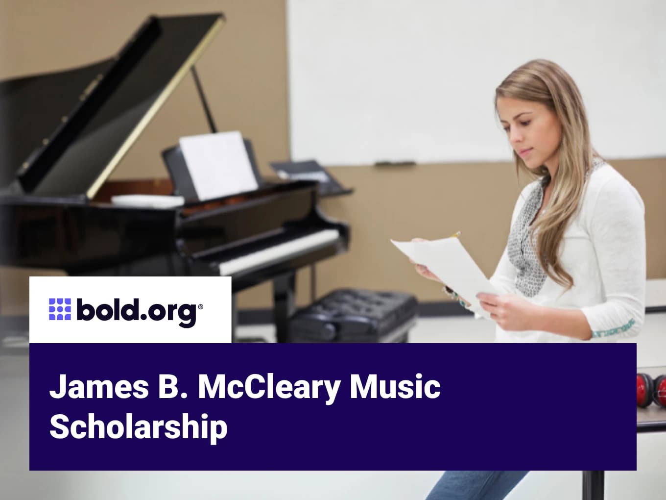 James B. McCleary Music Scholarship