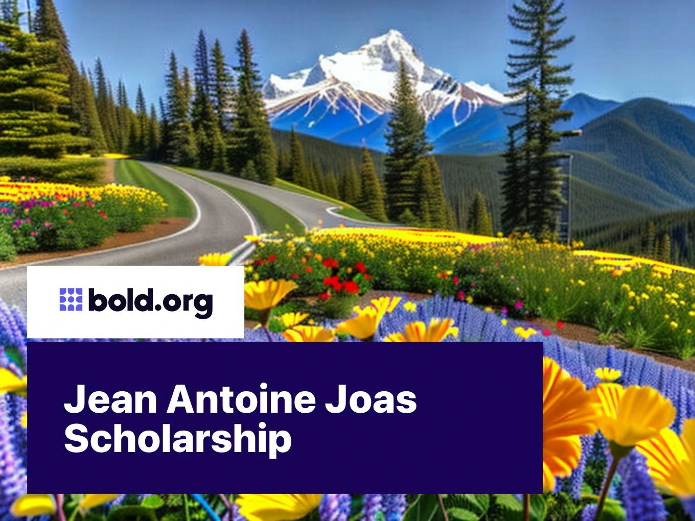 Jean Antoine Joas Scholarship