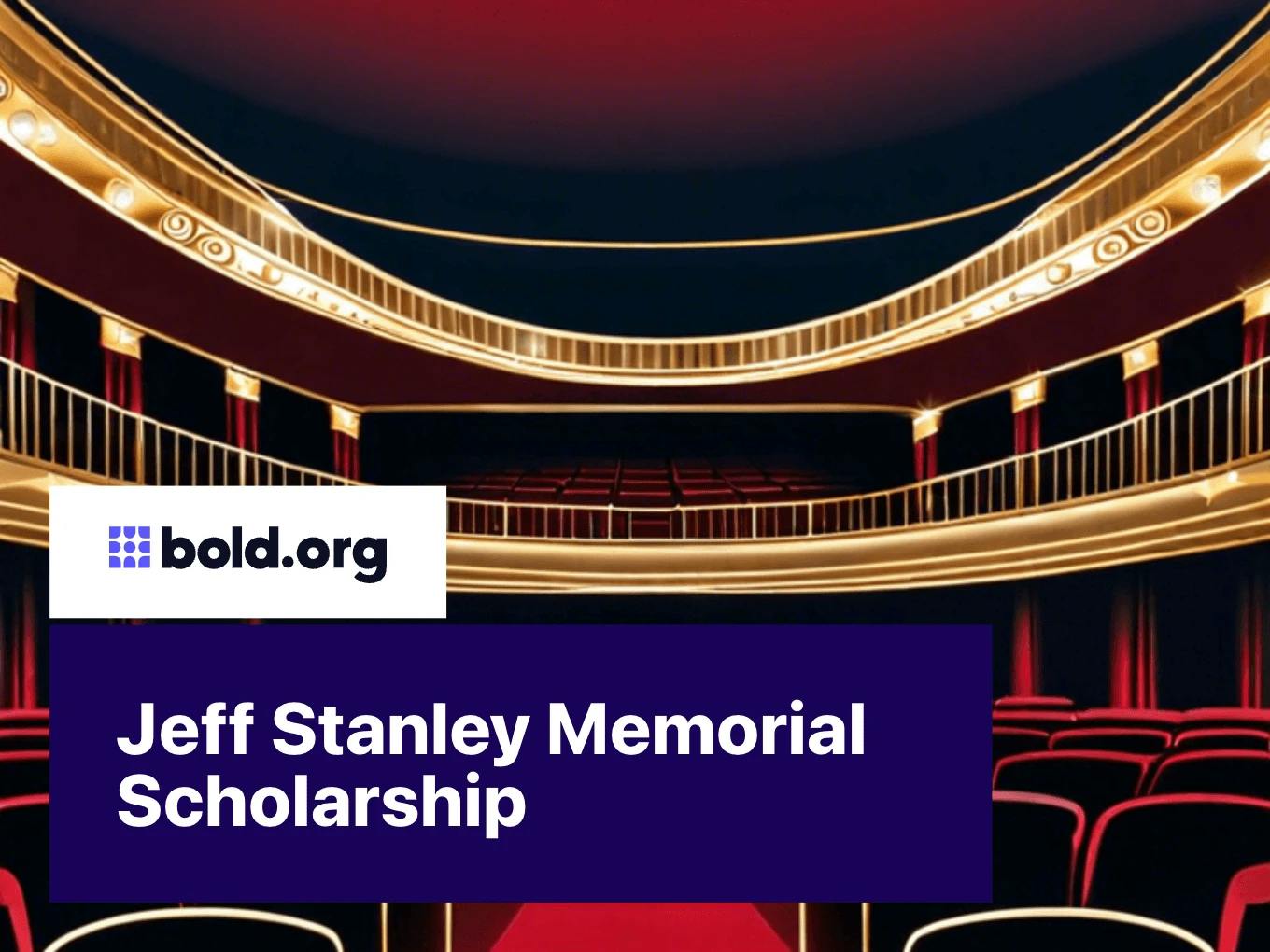Jeff Stanley Memorial Scholarship