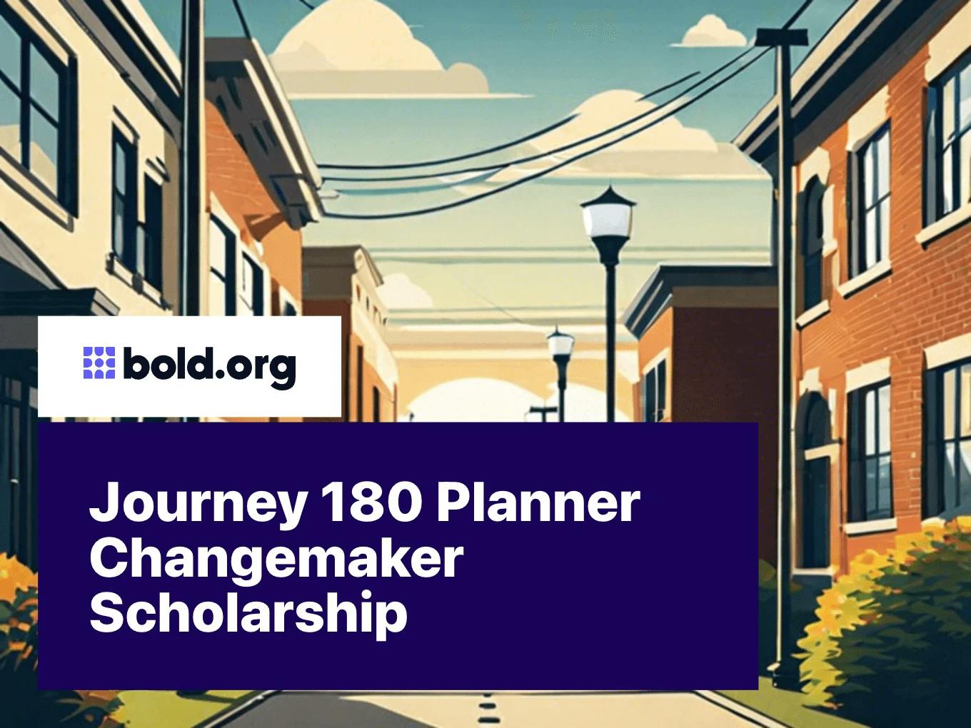 Journey 180 Planner Changemaker Scholarship