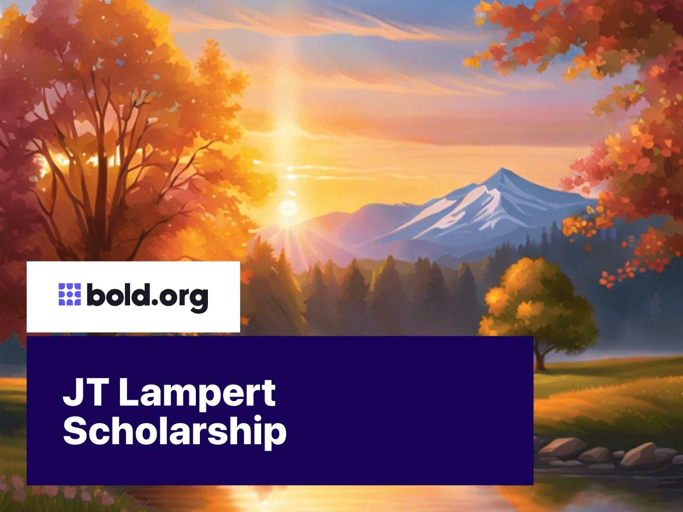 JT Lampert Scholarship