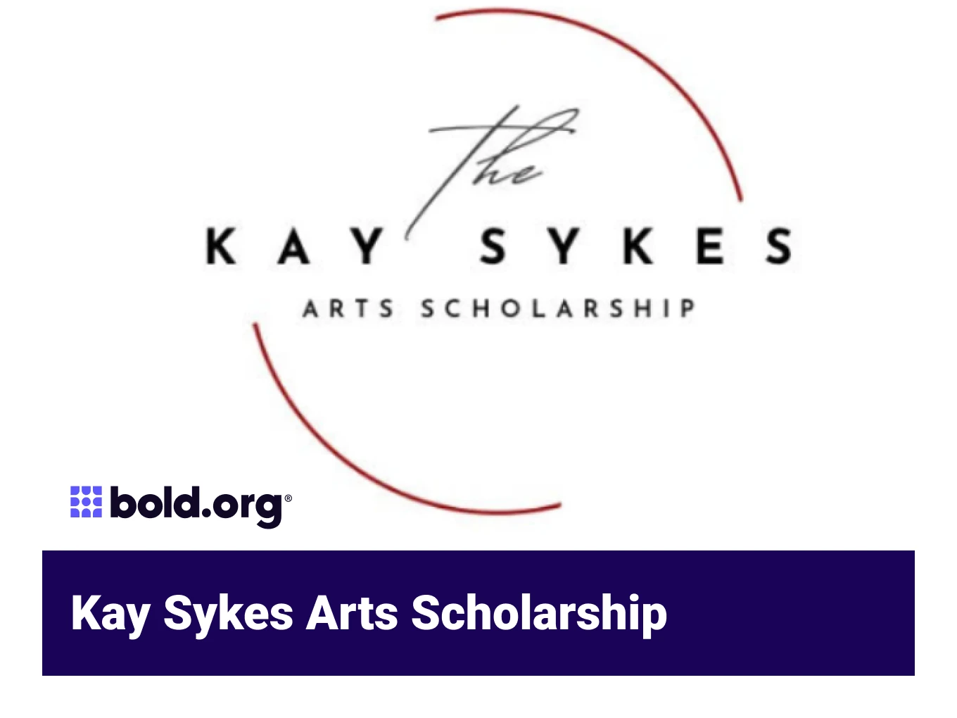 Kay Sykes Arts Scholarship