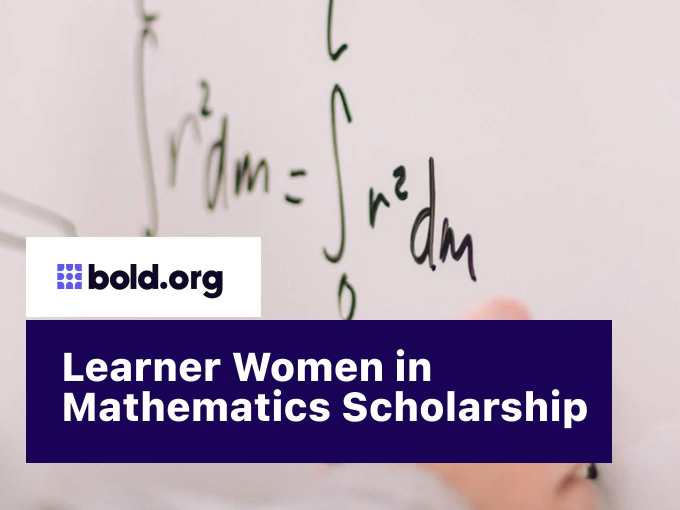 Learner Education Women in Mathematics Scholarship