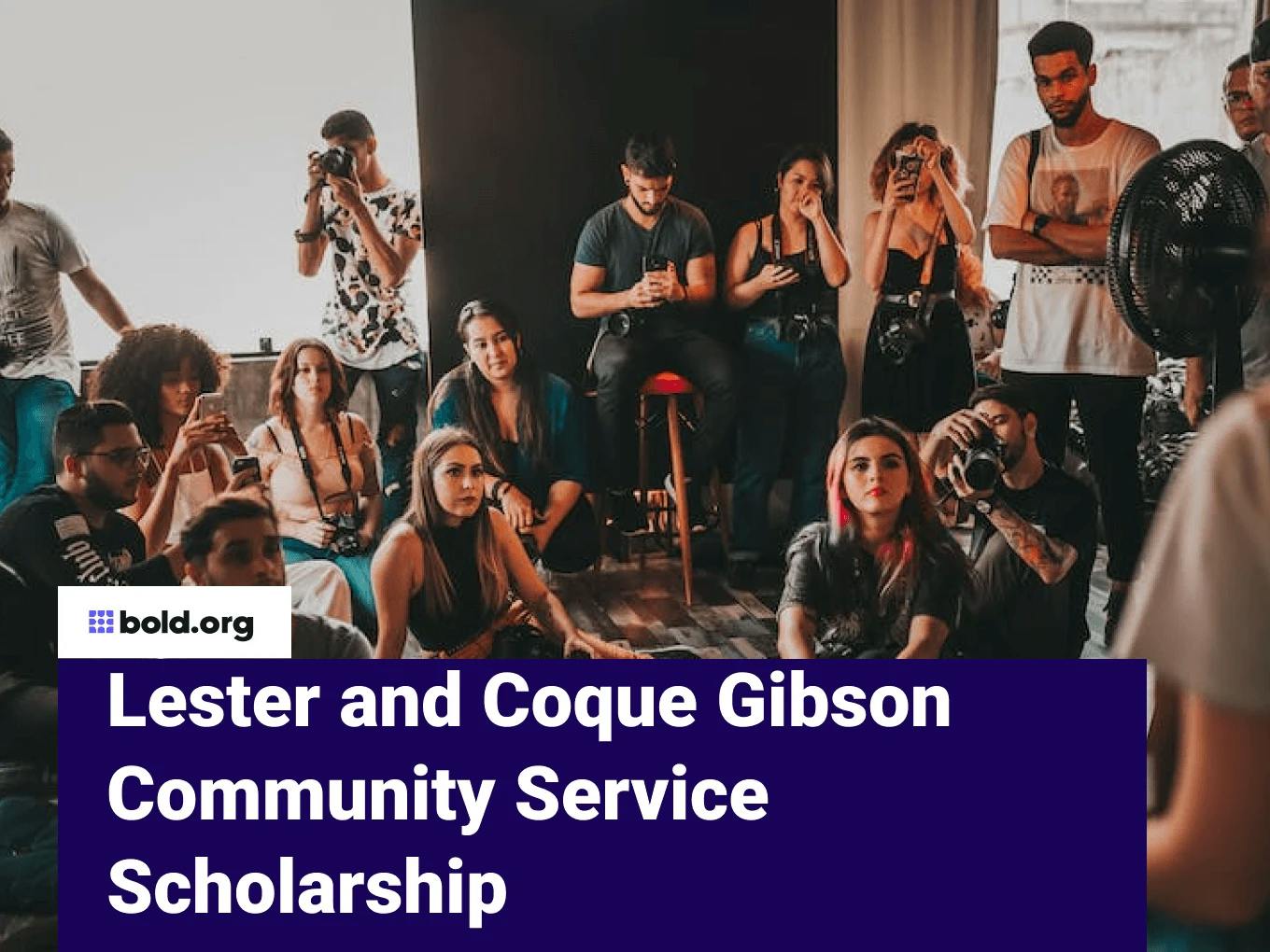 Lester and Coque Gibson Community Service Scholarship