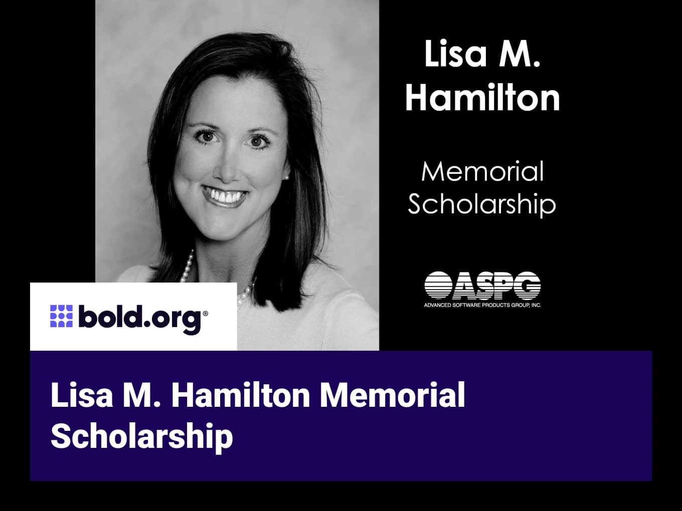 Lisa M. Hamilton Memorial Scholarship