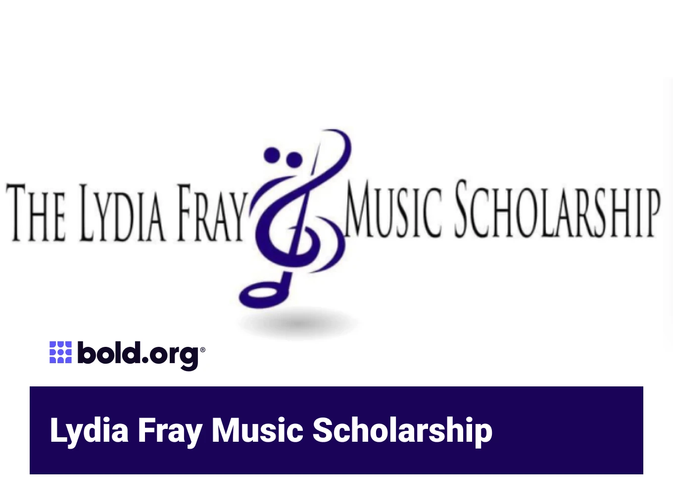 Lydia Fray Music Scholarship