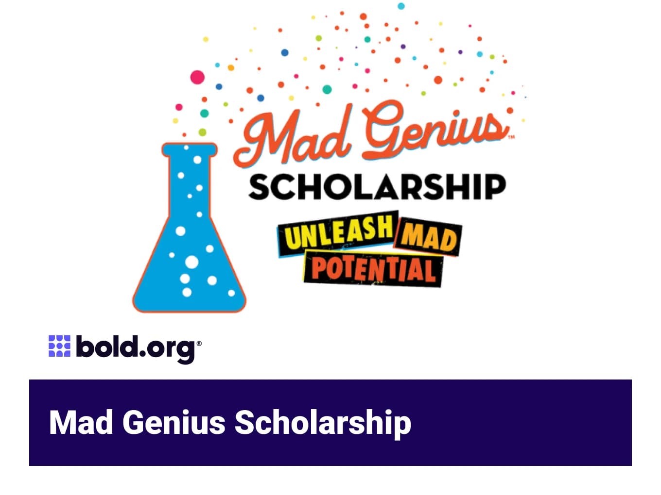 Mad Genius Scholarship