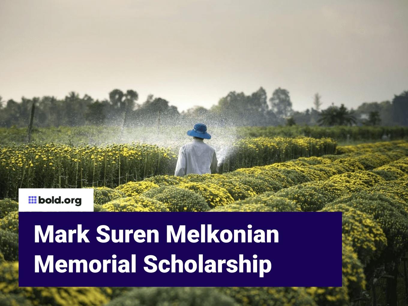 Mark Suren Melkonian Memorial Scholarship