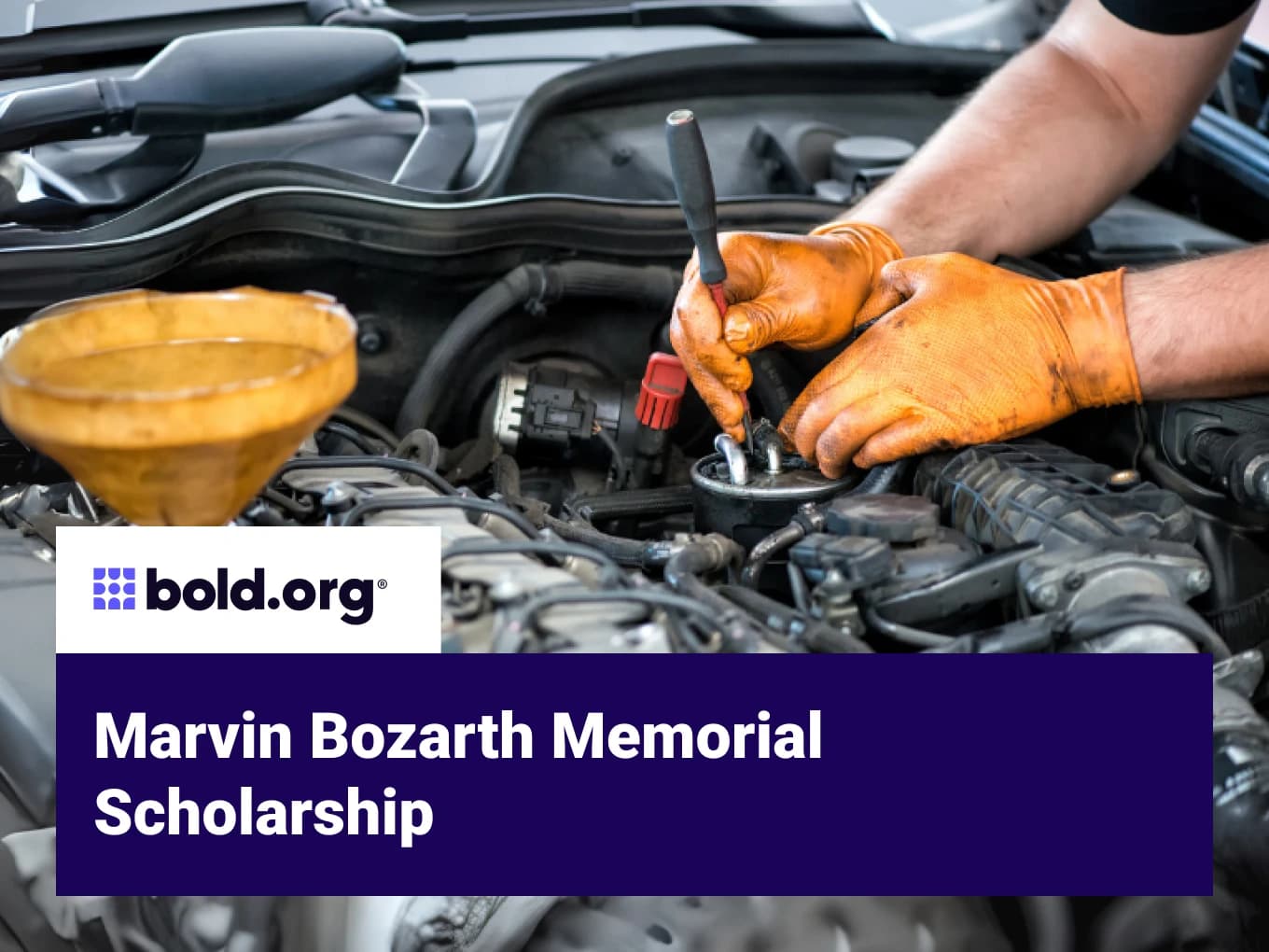 Marvin Bozarth Memorial Scholarship