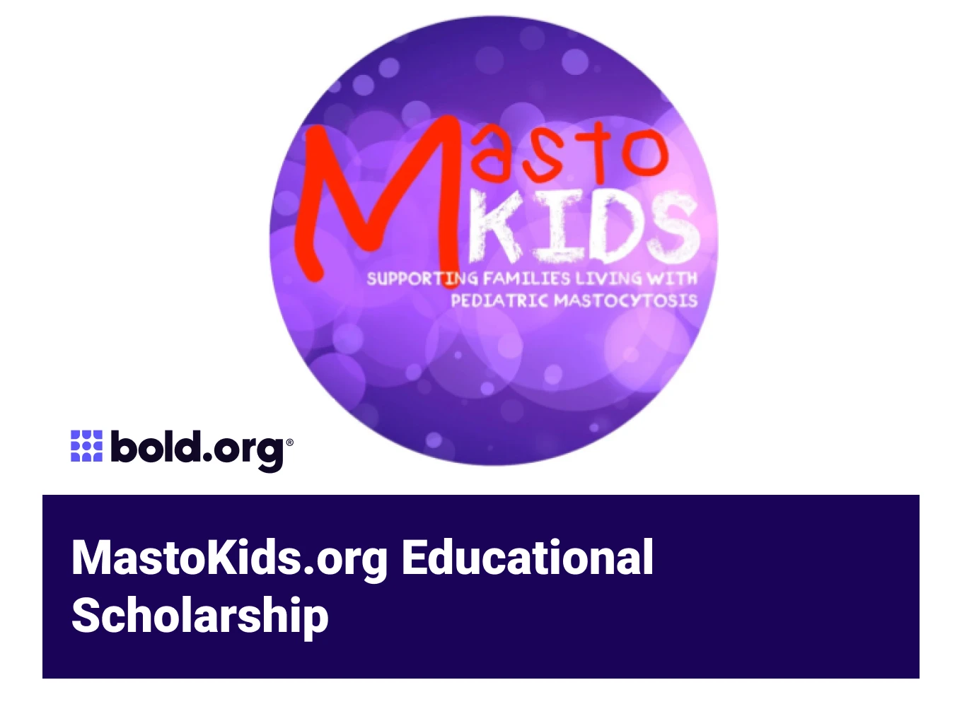 MastoKids.org Educational Scholarship