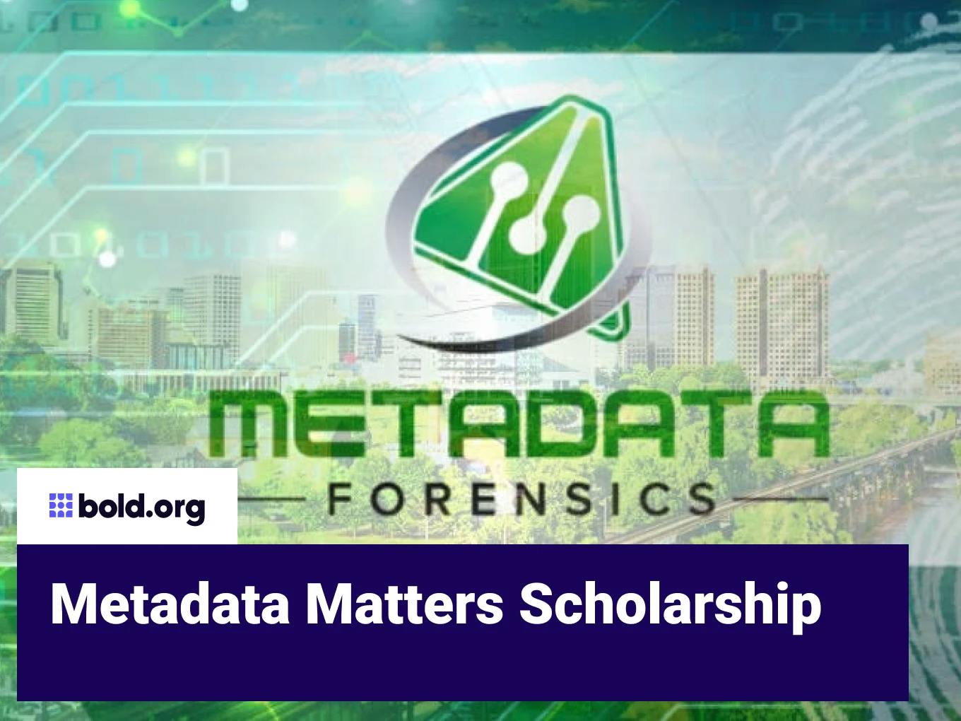 Metadata Matters Scholarship