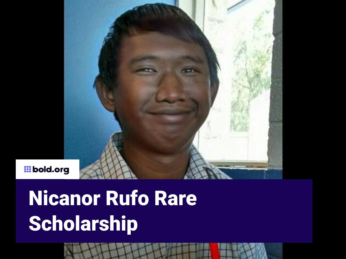 Nicanor Rufo Rare Scholarship