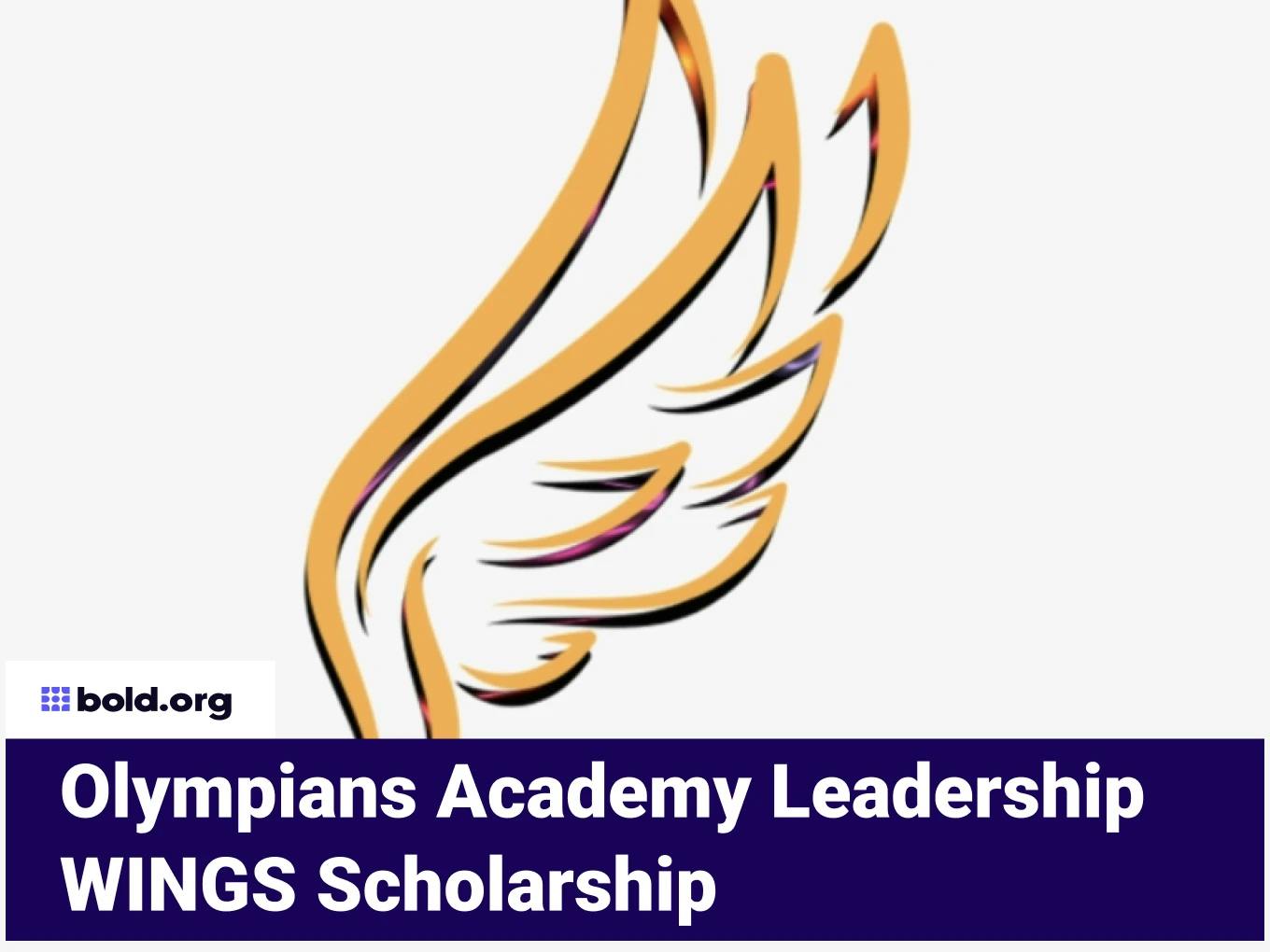 Olympians Academy Leadership Wings Scholarship
