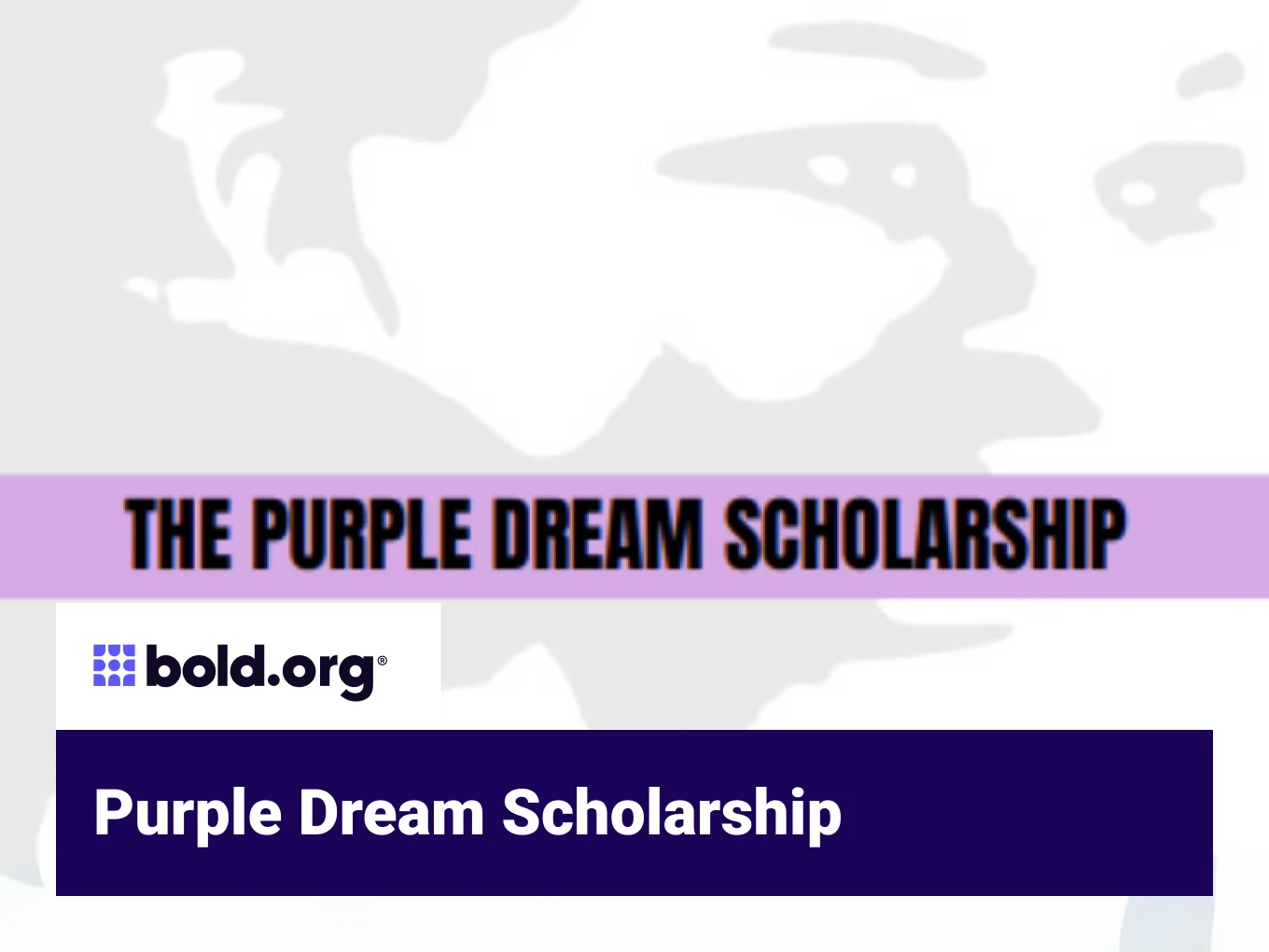 Purple Dream Scholarship