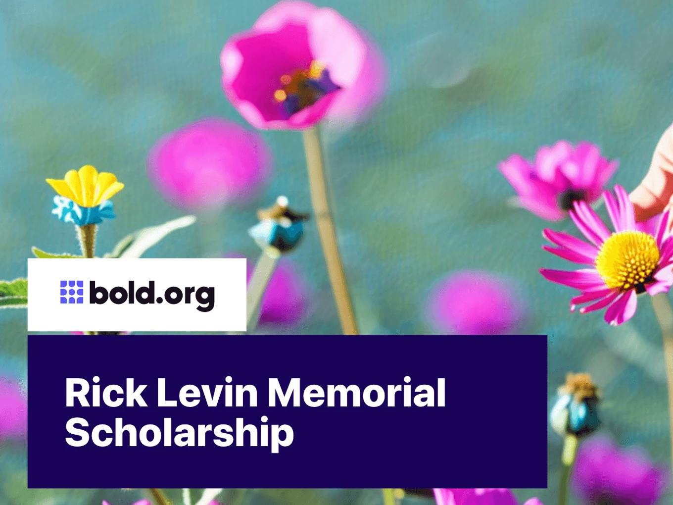 Rick Levin Memorial Scholarship