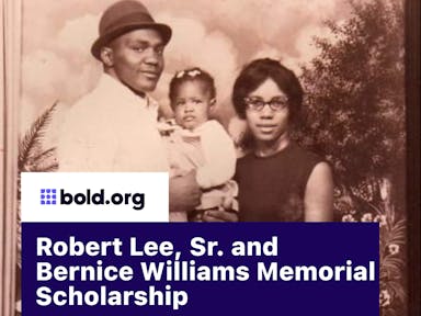 Cover image for Robert Lee, Sr. and Bernice Williams Memorial Scholarship