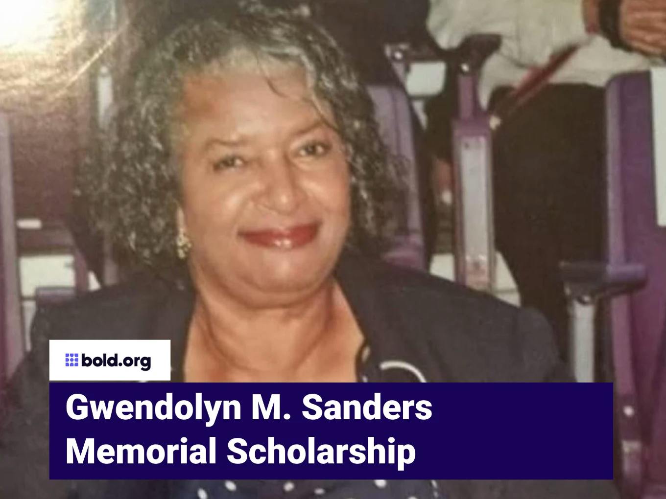 Gwendolyn M. Sanders Memorial Scholarship