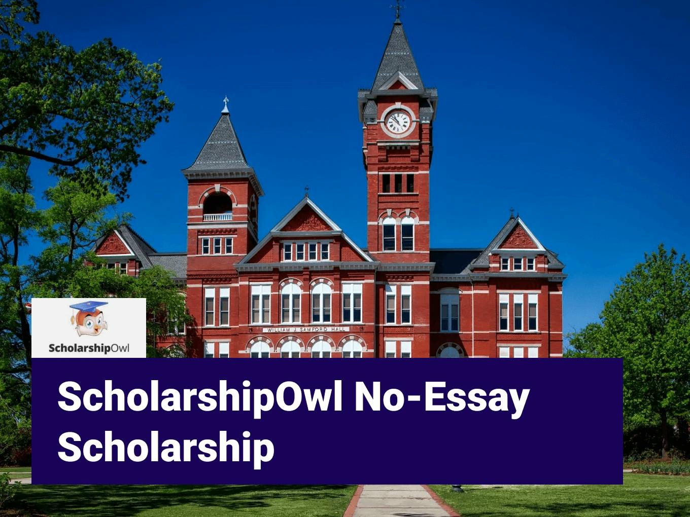 ScholarshipOwl No-Essay Scholarship
