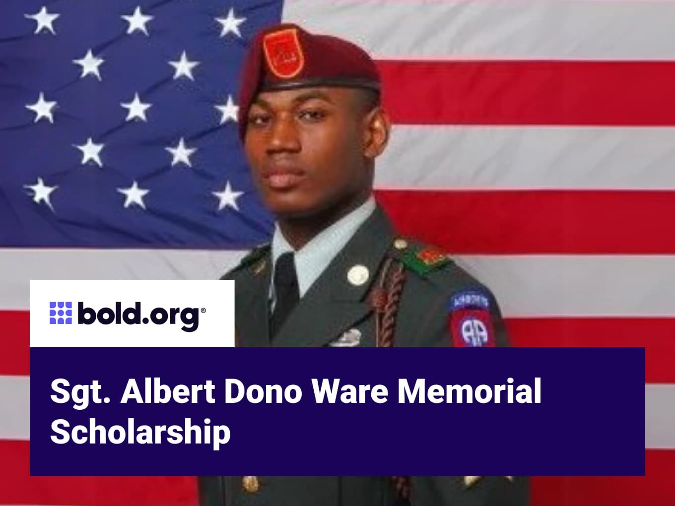 Sgt. Albert Dono Ware Memorial Scholarship