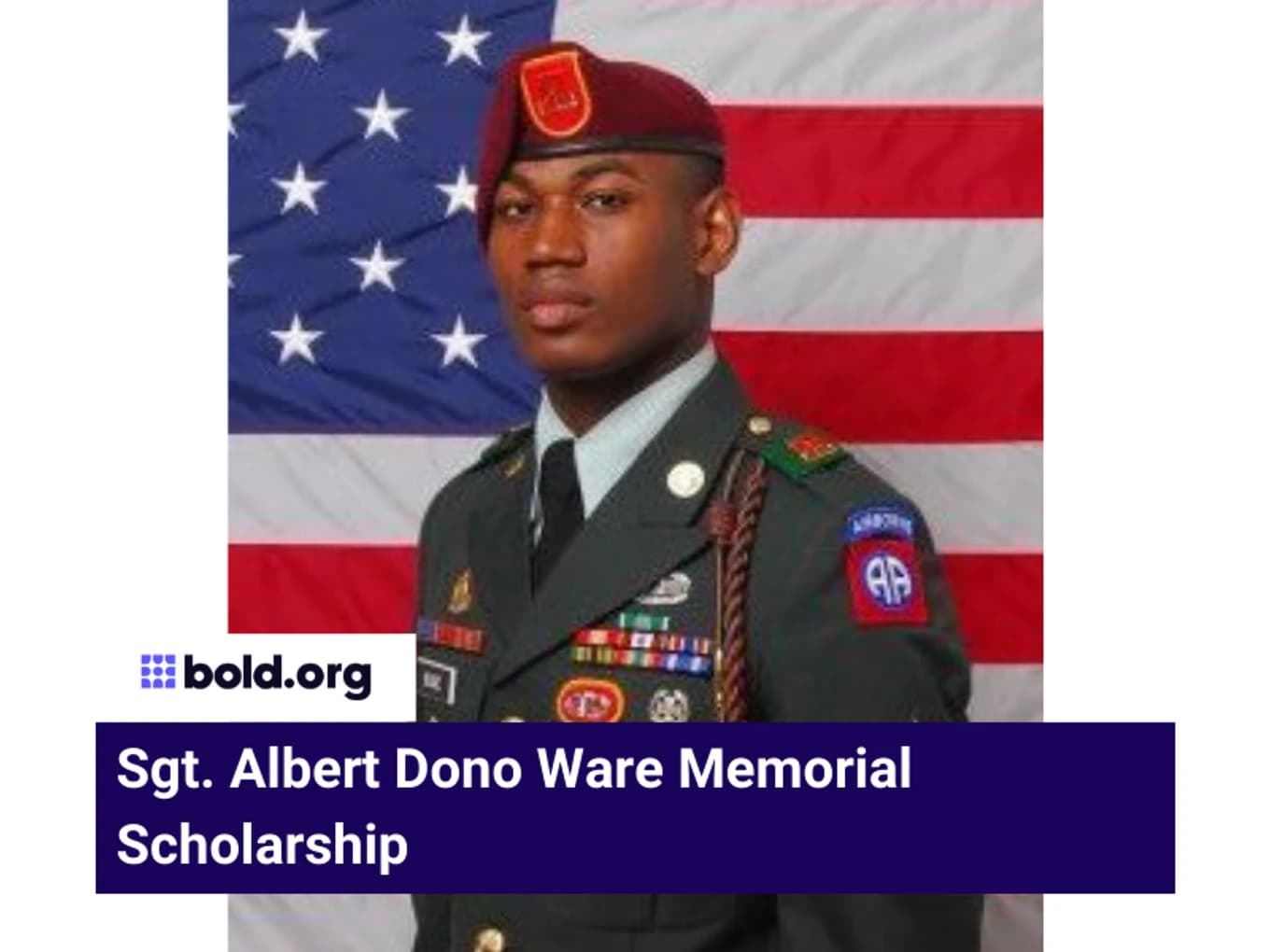 Sgt. Albert Dono Ware Memorial Scholarship