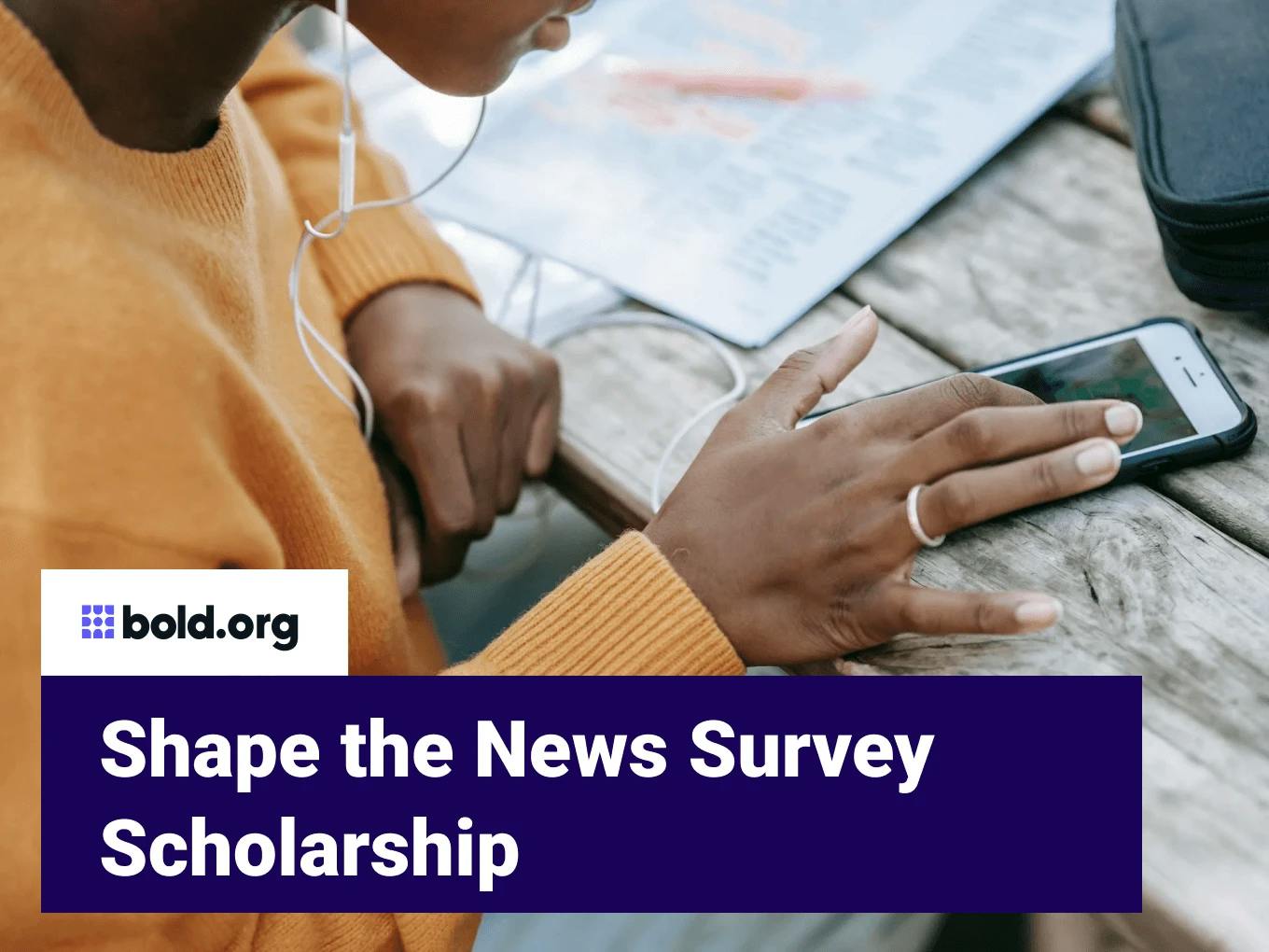 Shape the News No-Essay Survey Scholarship