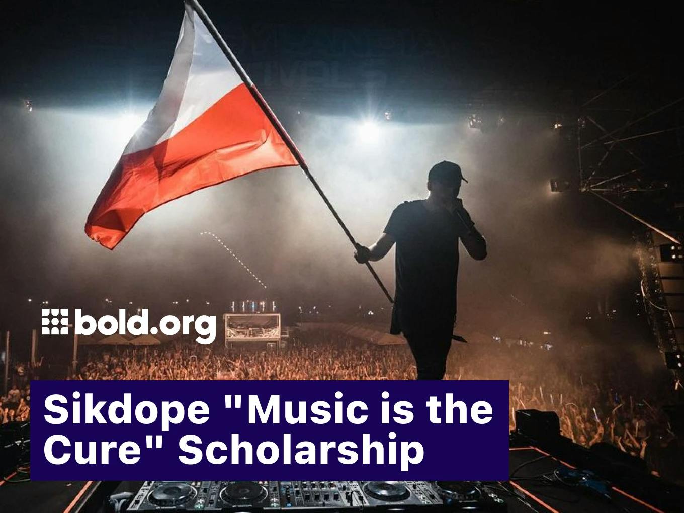 Sikdope “Music Is The Cure” Scholarship