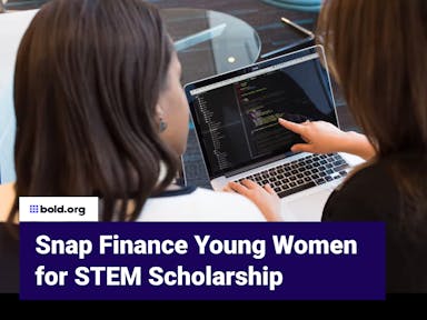 Cover image for Snap Finance Young Women for STEM Scholarship