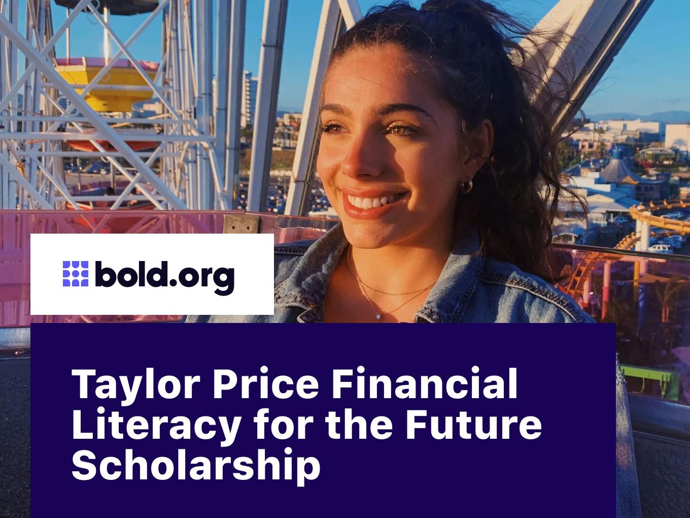 Taylor Price Financial Literacy for the Future Scholarship