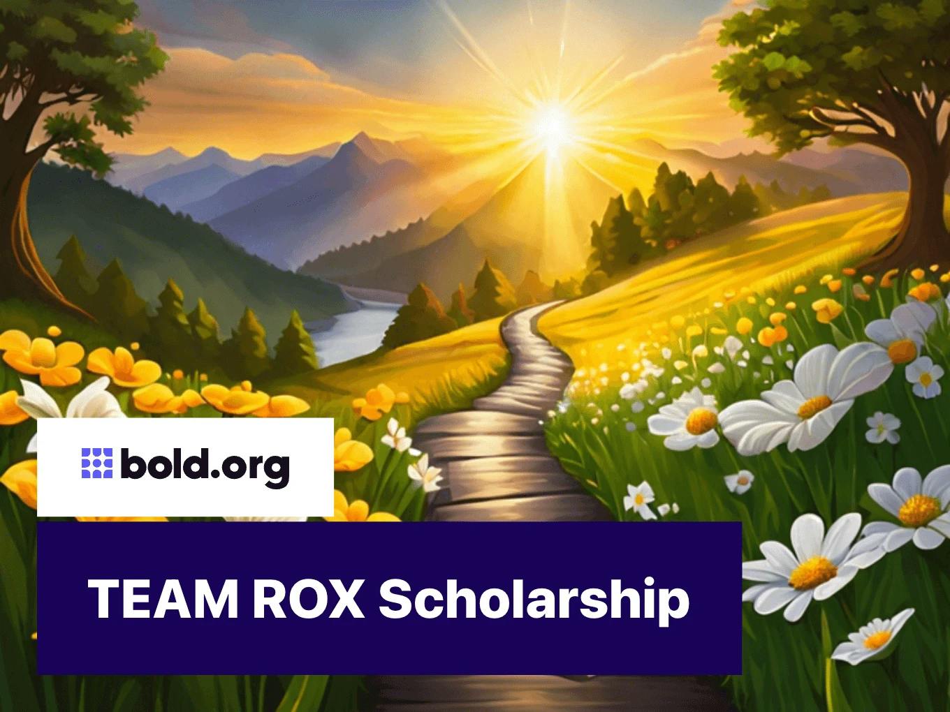 TEAM ROX Scholarship