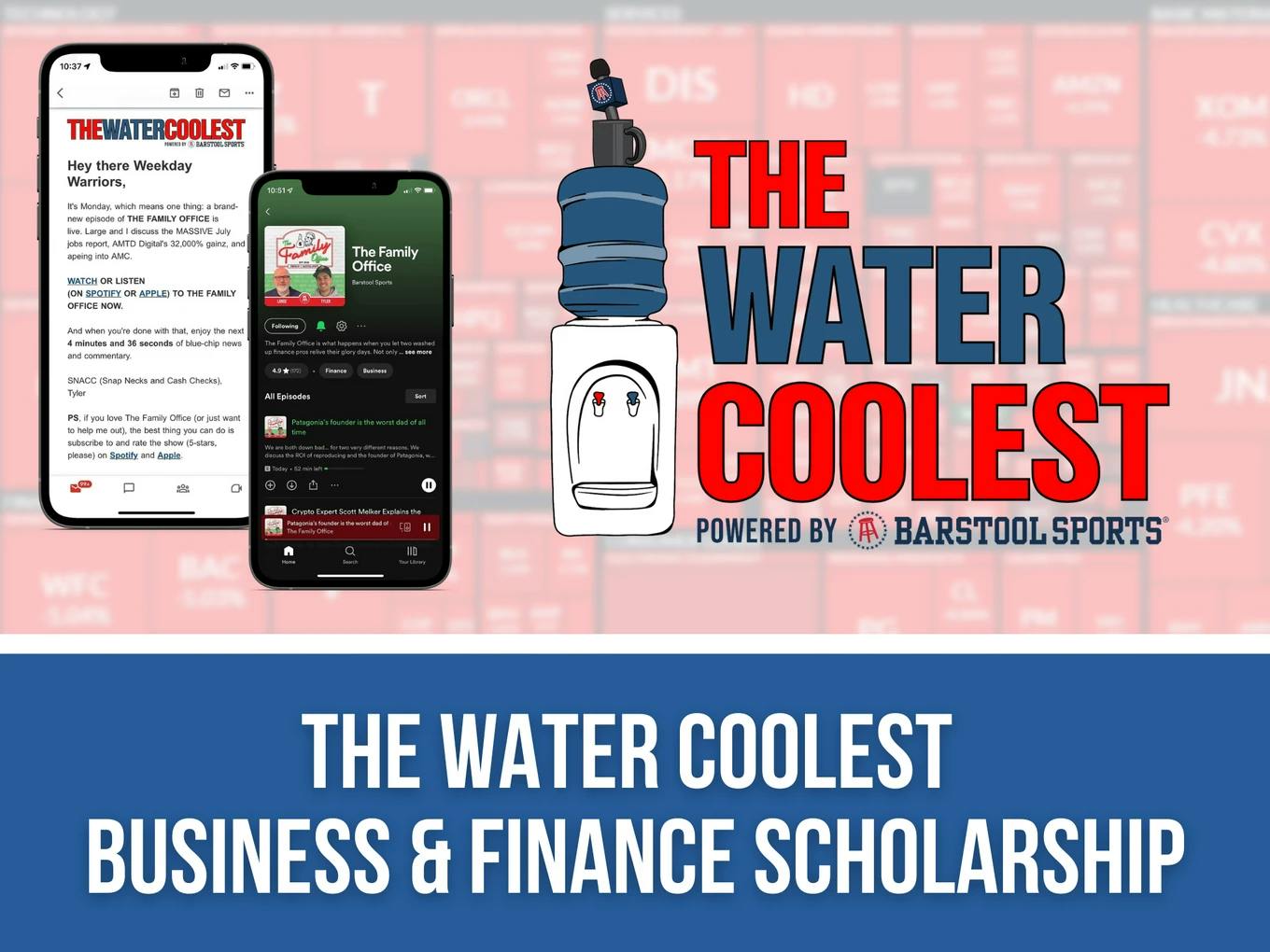 Water Coolest Powered by Barstool Sports Business & Finance Scholarship