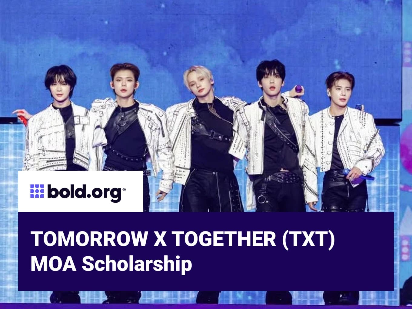 TOMORROW X TOGETHER (TXT) MOA Scholarship