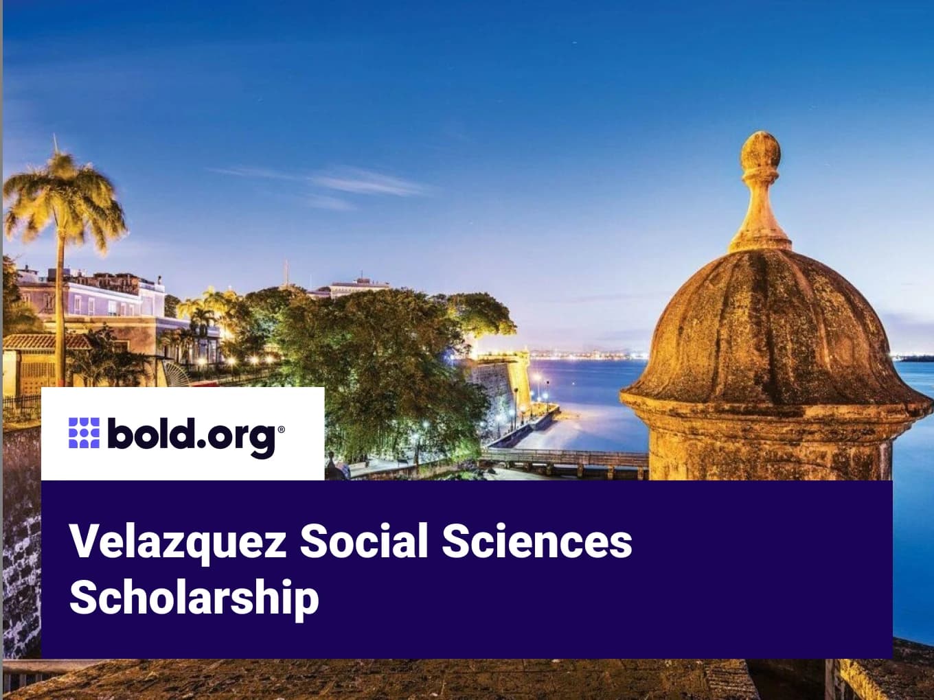 Velazquez Social Sciences Scholarship